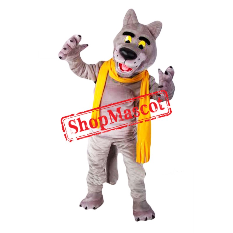 Top Quality Wolf Mascot Costume Free Shipping
