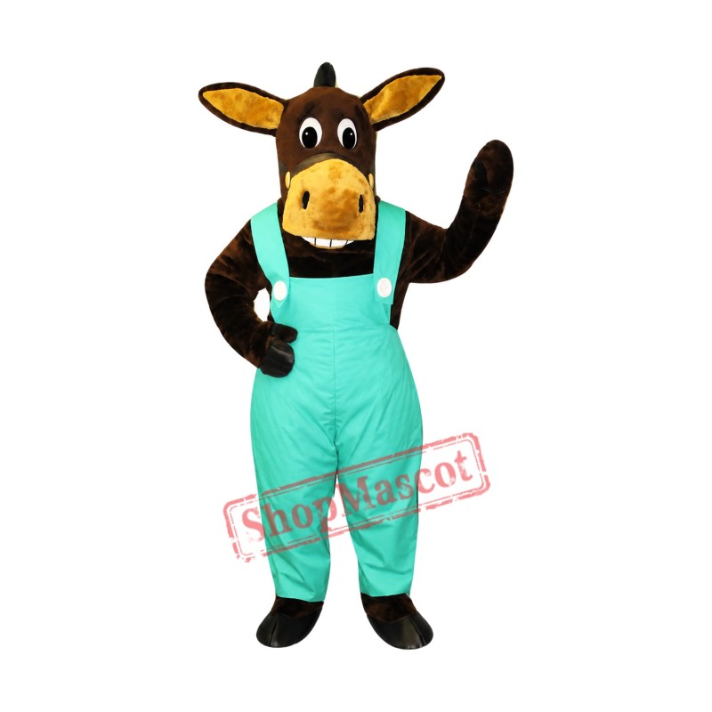 Friendly Lightweight Donkey Mascot Costume Friendly Lightweight Donkey Mascot Costume