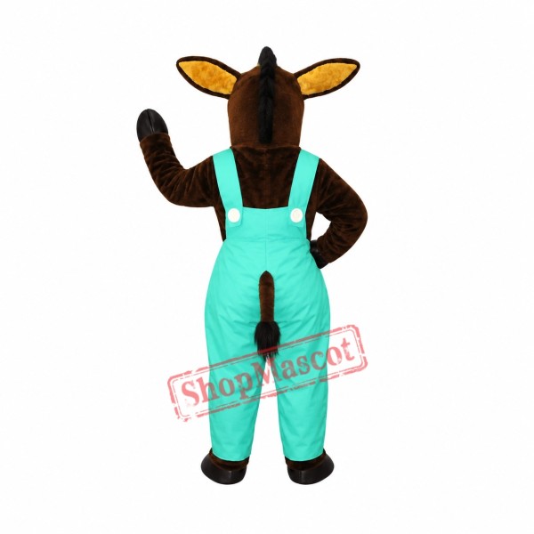 Friendly Lightweight Donkey Mascot Costume Friendly Lightweight Donkey Mascot Costume