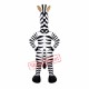 Happy Zebra Mascot Costume Happy Zebra Mascot Costume