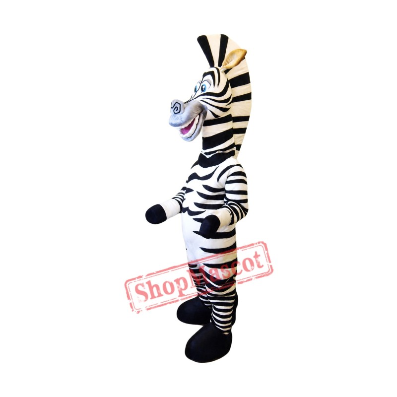 Happy Zebra Mascot Costume Happy Zebra Mascot Costume