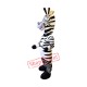 Happy Zebra Mascot Costume Happy Zebra Mascot Costume