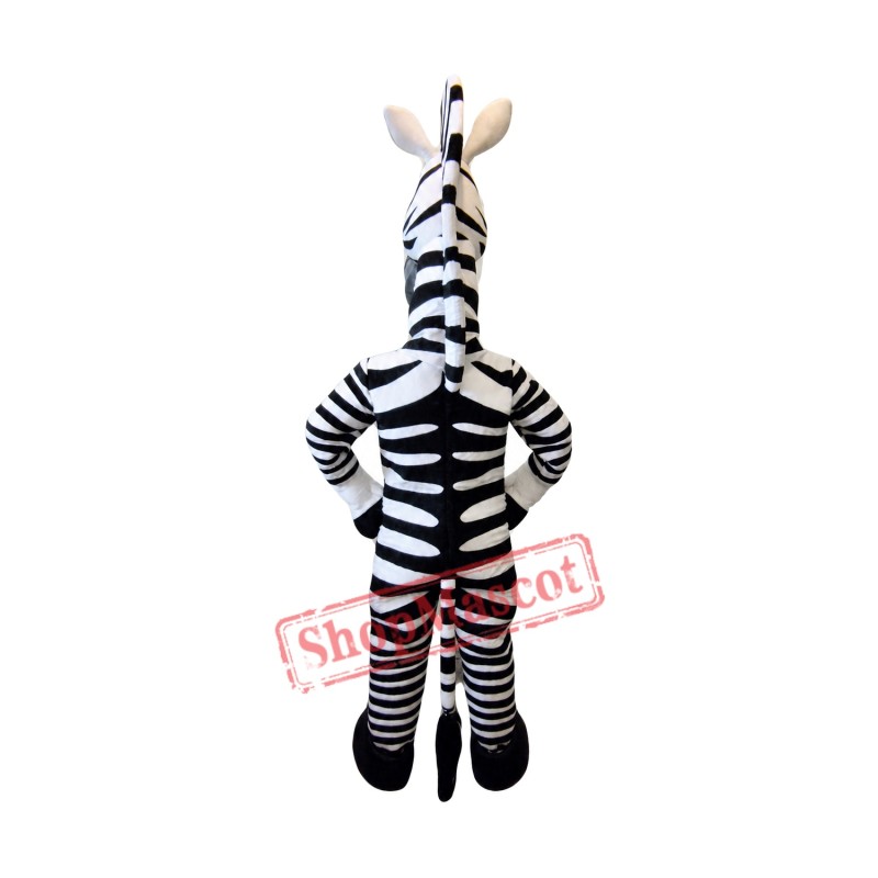 Happy Zebra Mascot Costume Happy Zebra Mascot Costume