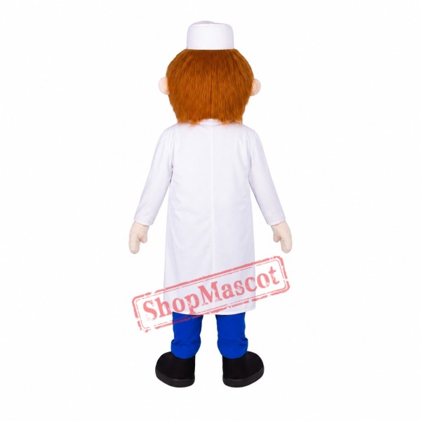 Young Doctor Mascot Costume Young Doctor Mascot Costume