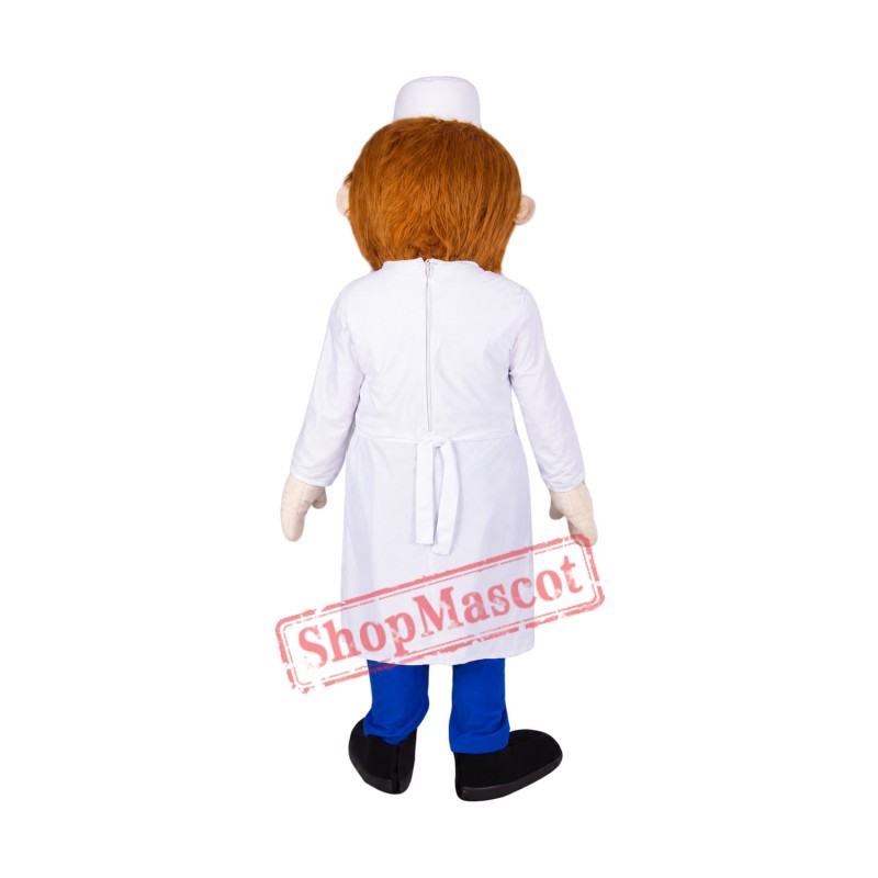 Young Doctor Mascot Costume Young Doctor Mascot Costume