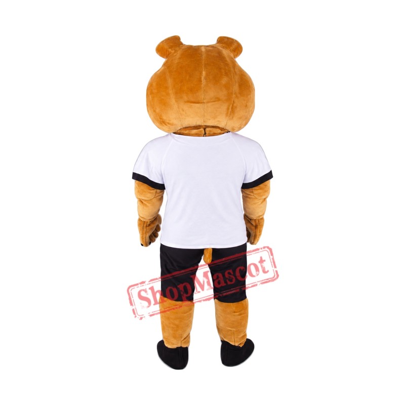 Power Sport Lightweight Bulldog Mascot Costume Power Sport Lightweight Bulldog Mascot Costume