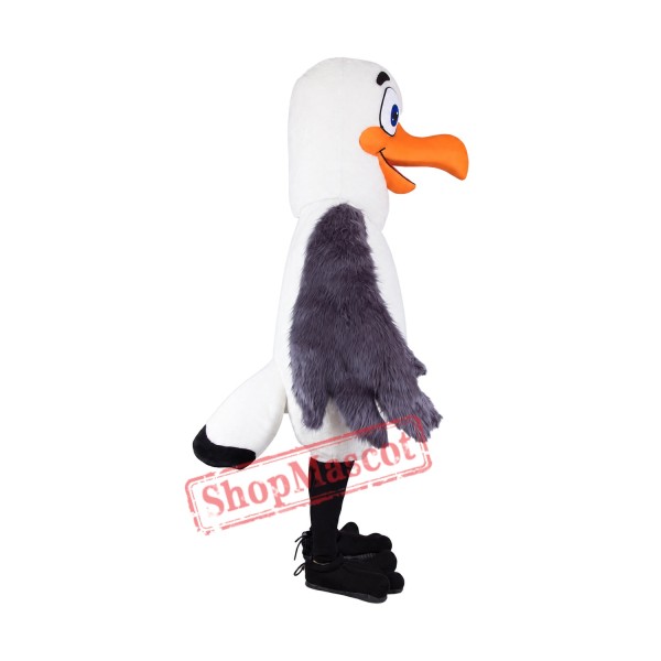 Happy lightweight Seagull Mascot Costume