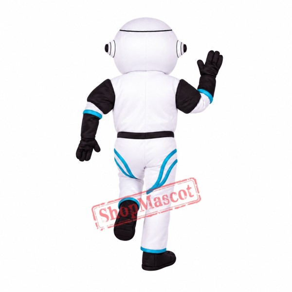Cute White Robot Mascot Costume