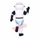 Cute White Robot Mascot Costume Cute White Robot Mascot Costume