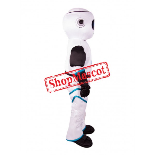 Cute White Robot Mascot Costume