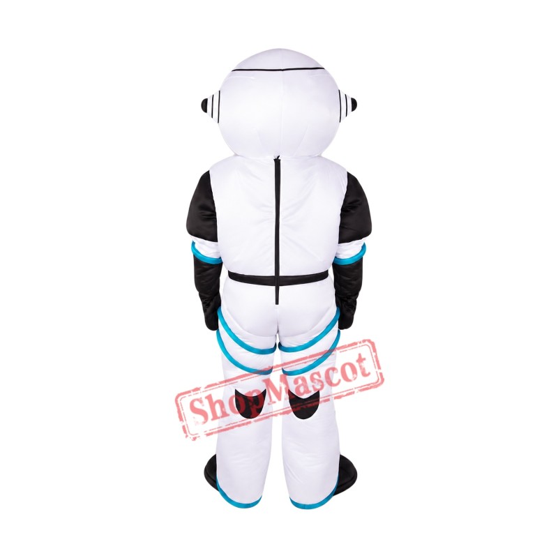 Cute White Robot Mascot Costume Cute White Robot Mascot Costume
