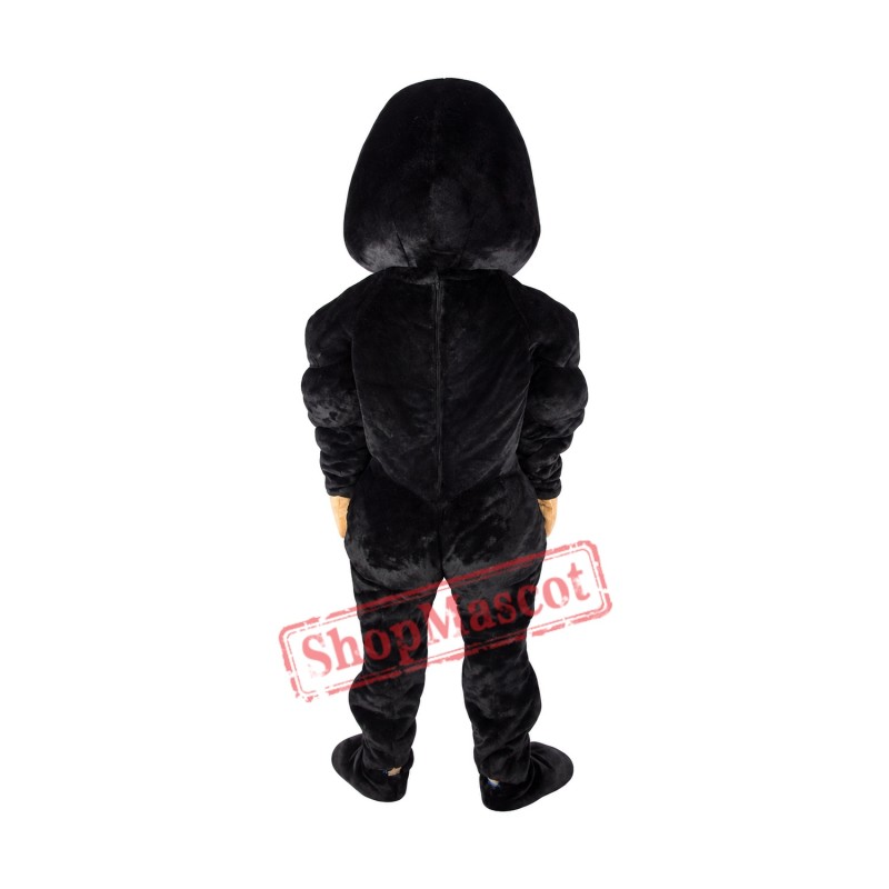 Top Quality Lightweight Black Gorilla Mascot Costume