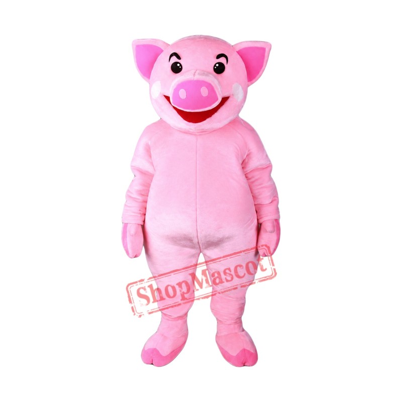 Top Quality Pink Pig Mascot Costume Top Quality Pink Pig Mascot Costume