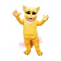 Super Cute Yellow Cat Mascot Costume