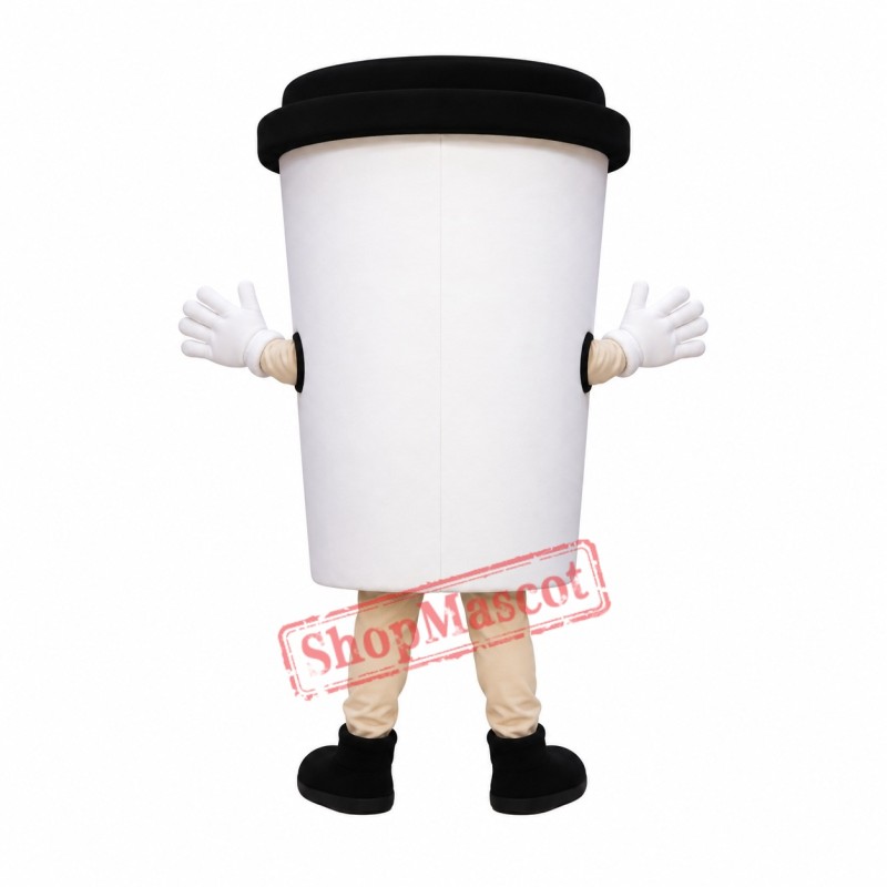 Coffee Cup Mascot Costume Coffee Cup Mascot Costume