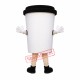 Coffee Cup Mascot Costume Coffee Cup Mascot Costume