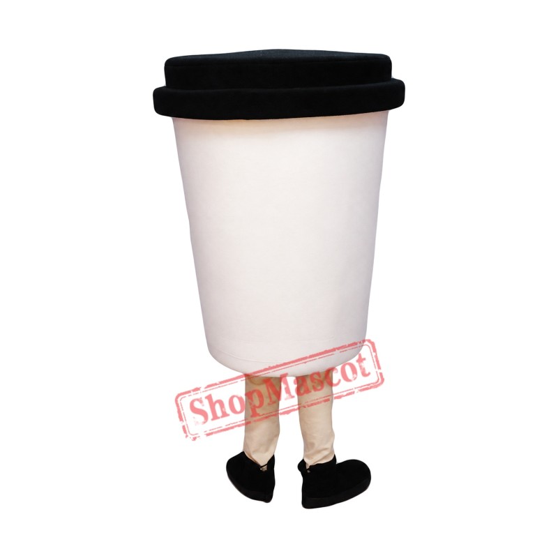 Coffee Cup Mascot Costume Coffee Cup Mascot Costume