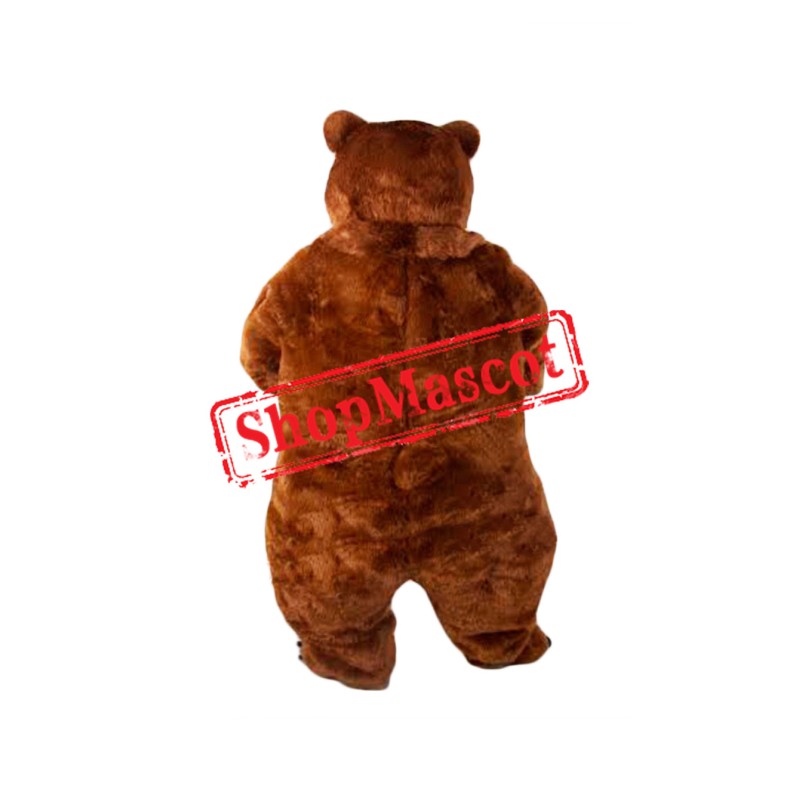 Top Quality Lightweight Brown Bear Mascot Costume