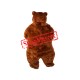 Top Quality Lightweight Brown Bear Mascot Costume