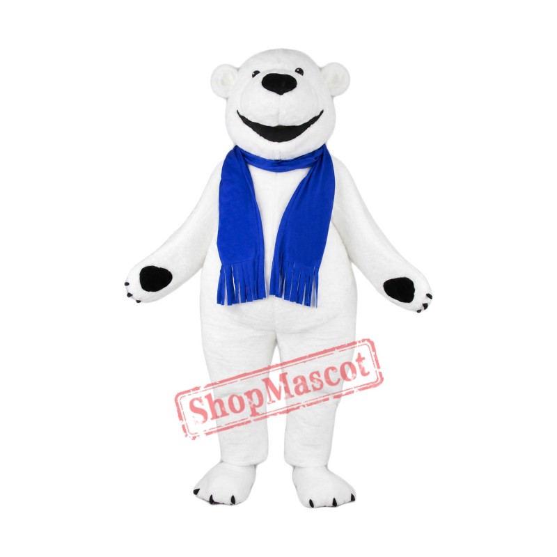 Happy Lightweight Polar Bear Mascot Costume Free Shipping