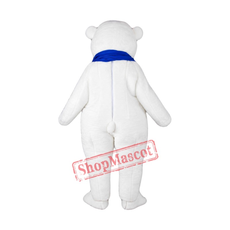 Happy Lightweight Polar Bear Mascot Costume Free Shipping