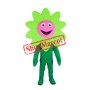 Happy Lightweight Flower Mascot Costume