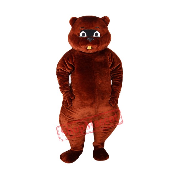 Top Quality Brown Beaver Mascot Costume