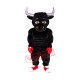 Sport Black Bull Mascot Costume Sport Black Bull Mascot Costume