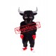 Sport Black Bull Mascot Costume
