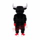 Sport Black Bull Mascot Costume Sport Black Bull Mascot Costume