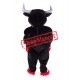 Sport Black Bull Mascot Costume