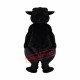 Super Cute Black Bull Mascot Costume Super Cute Black Bull Mascot Costume