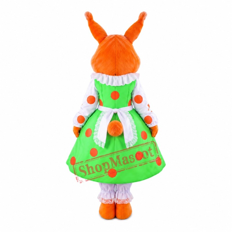 Super Cute Female Squirrel Mascot Costume