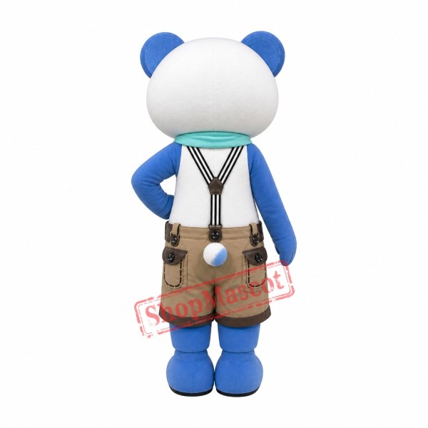 Blue & White Panda Mascot Costume Blue & White Panda Mascot Costume