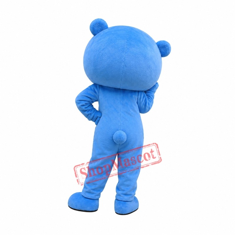 Blue & White Bear Mascot Costume Blue & White Bear Mascot Costume