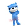 Blue & White Bear Mascot Costume