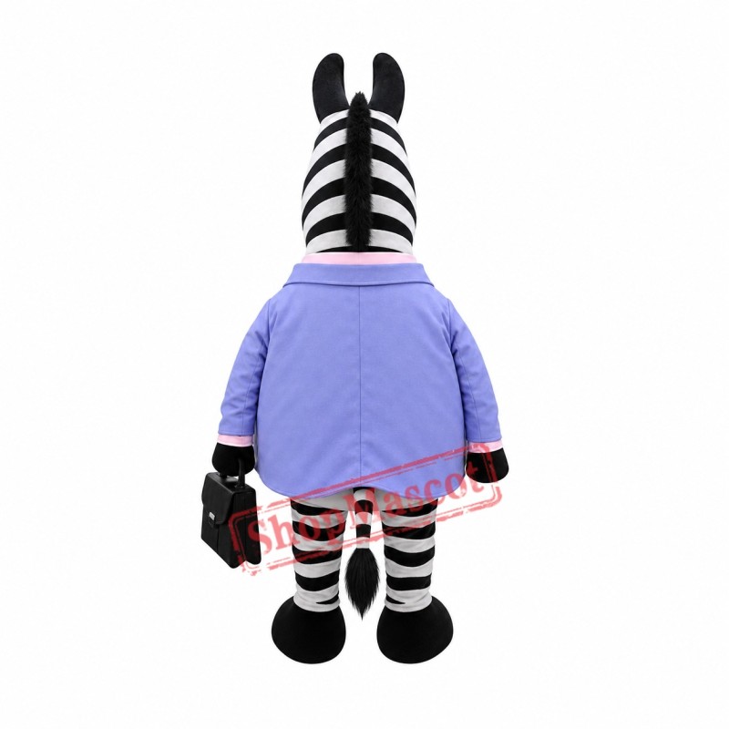 Super Cute Zebra Mascot Costume Super Cute Zebra Mascot Costume