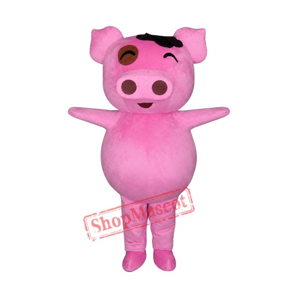 Cheap Cute Pig Mascot Costume