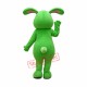 Green Lightweight Bunny Mascot Costume
