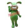 Green Lightweight Bunny Mascot Costume