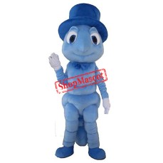 Blue Cricket Mascot Costume