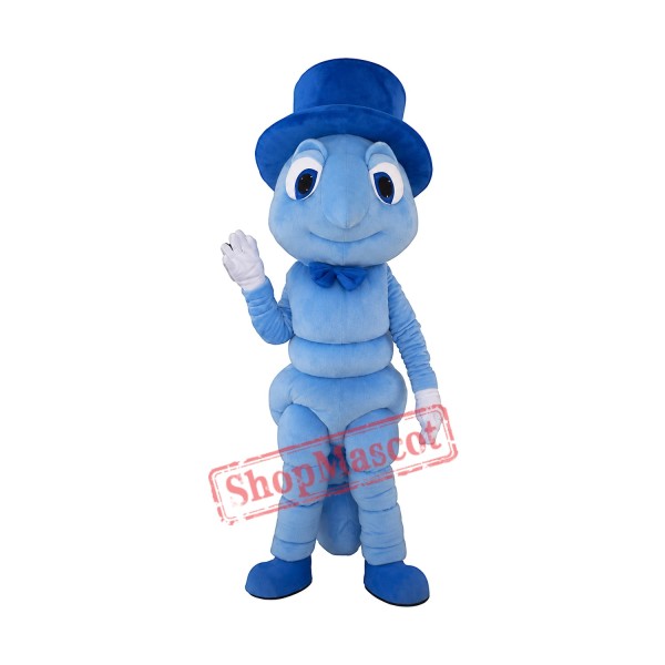 Blue Cricket Mascot Costume