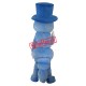 Blue Cricket Mascot Costume