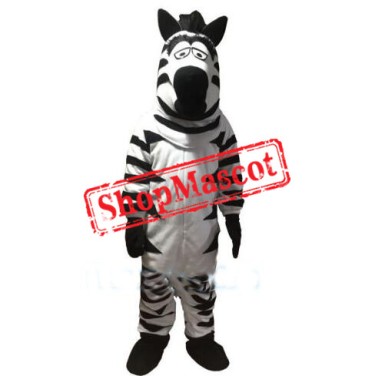 Cheap Funny Zebra Mascot Costume