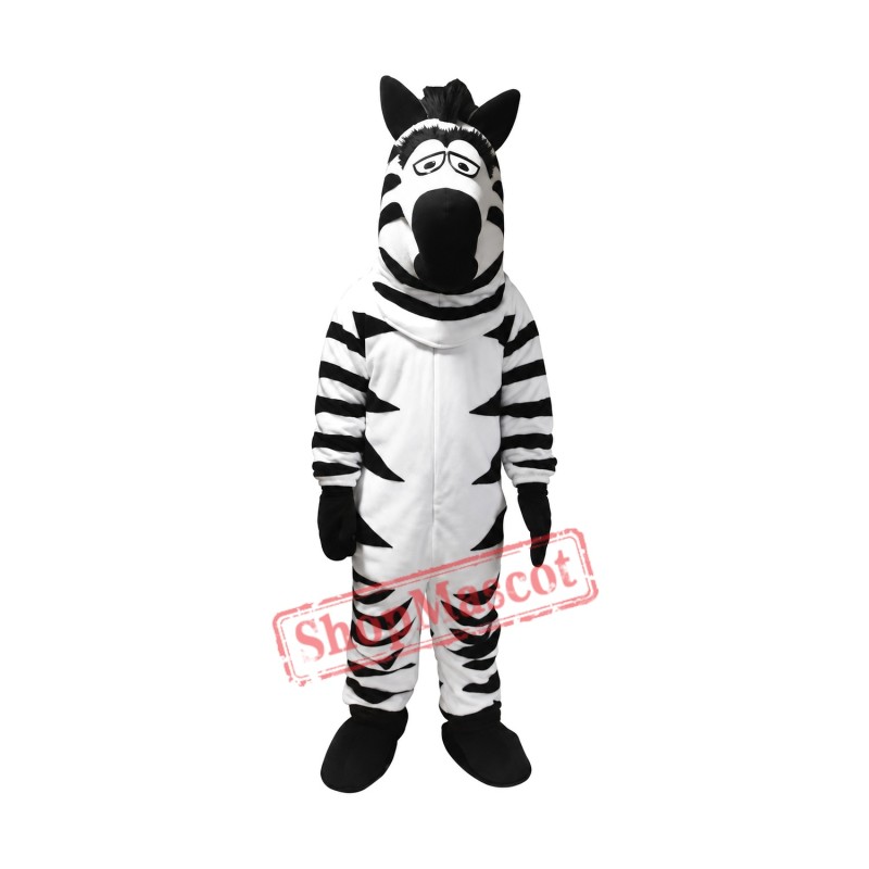 Cheap Funny Zebra Mascot Costume