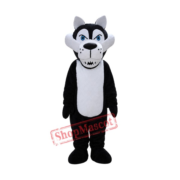 Cheap White Black Wolf Mascot Costume Cheap White Black Wolf Mascot Costume