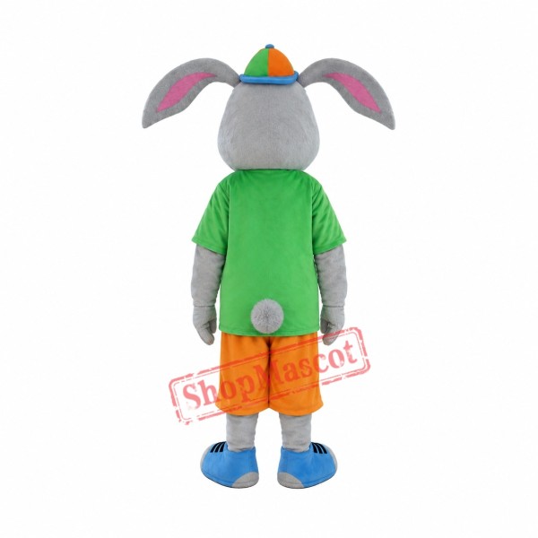 Smiling Rabbit Mascot Costume Smiling Rabbit Mascot Costume