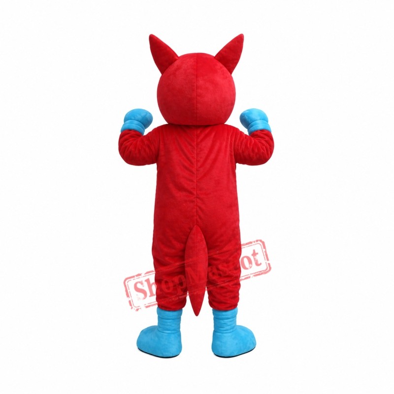 Red Rhino Mascot Costume