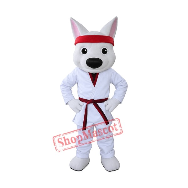 Sport Lightweight White Wolf Mascot Costume Sport Lightweight White Wolf Mascot Costume