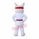 Sport Lightweight White Wolf Mascot Costume
